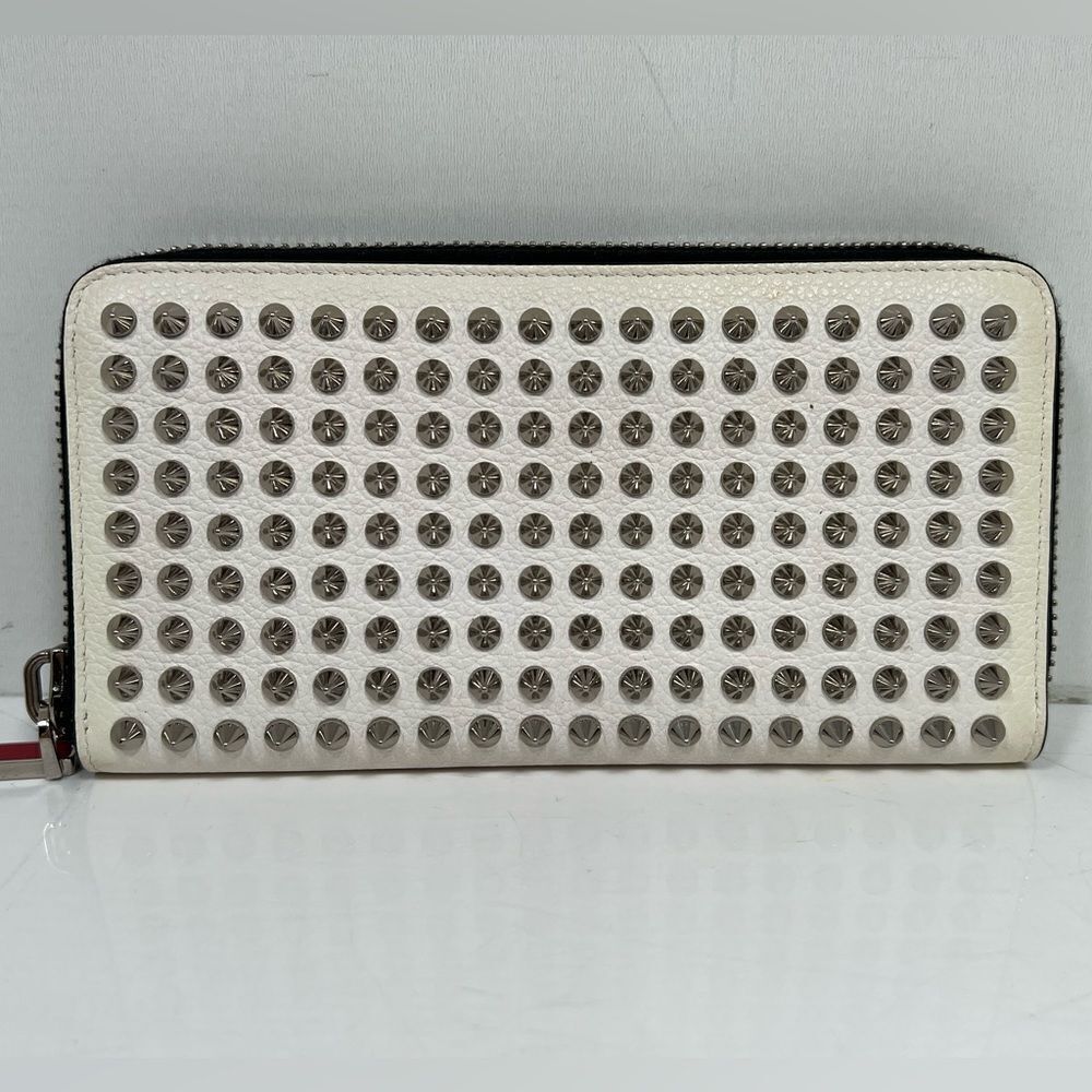 Christian Louboutin Panettone Spiked Zip Around Wallet